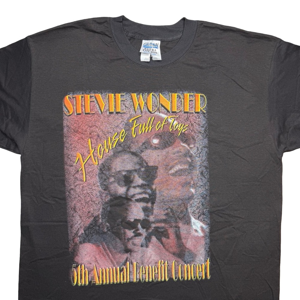 Vintage 2000s Stevie Wonder House‎ Full of Toys concert music Mya Sisqo shirt XL